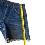 Lee Vintage  Women’s Size 30 Frayed Hem Cutoff Long Jean Shorts 100% Cotton Denim Photo 6