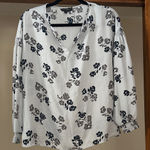 Banana Republic  Floral Blouse, Medium Petite Photo 0