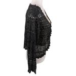 Boutique Sharon Kahala HI Lace Design Shrug EUC $229 Size XL WF140 Black Photo 3