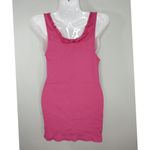 J.Crew  Pink Ruffled Scoop Neck Cotton‎ Pullover Tank Top Size M Photo 1