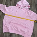 H&M  embroidered preppy bubblegum pink hoodie Photo 2