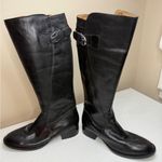 Ariat Black Leather Equestrian Riding Boots sz 6.5 Photo 4
