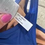 J.Crew  Heritage Scoop Neck Bikini Top‎ NWT size XS in Bright Blue Photo 8