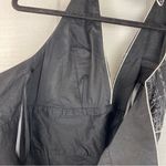 White House | Black Market Floral Embroidered V-neck Halter Tie Top A-line Dress 2 Photo 4