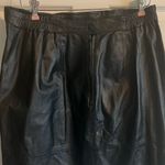 Venezia Leathers Black Leather Pencil Skirt Sz 18 Photo 7