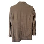 ZARA Open Front Brown Blazer Jacket Women’s Size Small Minimalist Office Photo 6