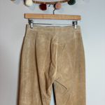 Vintage Olsen Europe beige suede leather pants Tan Size 6 Photo 3