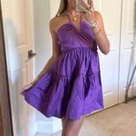 Amazon Purple Mini Dress Photo 0