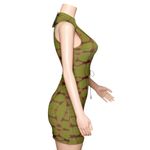 With Jean WITH JÉAN Amethyst Mini Dress, Web Print, Small Photo 10