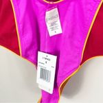 l*space NEW NWT L* Cliffside Pink Zip Front One Piece Colorblock Swimsuit Size 6 Photo 3