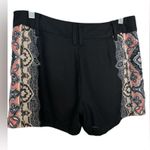 Cache Black with side design Short Lined NWOT Photo 1