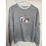 Classic Elements Winter Holiday Snowman Graphic Crewneck Sweatshirt Grey Size XL Gray Photo 0