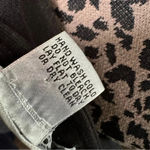 WD.NY Black & Tan Leopard Animal Print Jumper Mini Dress Color Block Size Large Photo 4