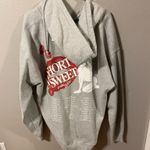 Sabrina Carpenter Short N Sweet zip up sweatshirt Gray Size XL Photo 1