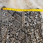 CHAPS  Women's Maxi Skirt Sz M Geometric Print Black & White Photo 12