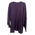 Jantzen Vtg 90s Purple Hand Embroidered Beaded Sweater Size XXL Cozy Casual Photo 1