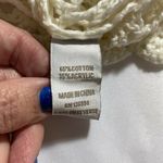 Vila Milano Womens Crochet Open Knit Sweater‎ XS/S Green Photo 4