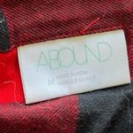 Abound Black & Red plaid checkered long sleeve Photo 1