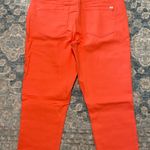 Diane Gilman Vintage DG2 by Virtual Stretch Cropped Denim Jeans Coral 14P NWT Photo 9