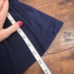 NWT Rue Sophie Navy Blue Draped Peplum Top Shirt M Nordstrom Rayon Spandex Size M Photo 8