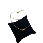 Gold “mom” nameplate necklace 16”
| mothers Day gift, birthday gift holiday gif Photo 0