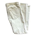 Haute Hippie Womens  Tribe Mid-Rise Ivory Raw Hem Skinny Jeans - Sz 16 Photo 4