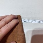 EXPRESS Vintage World Brand Women's Genuine Leather Suede Pants Brown Size 7/8 Photo 11