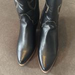Women’s Black Western Cowgirl Boots Knee High Pointed Toe Side Zip Size 11 NEW Black Photo 5