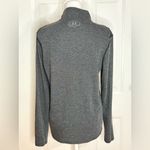 Under Armour Threadborne 1/4 Zip Unisex Top Black/Grey size Small Photo 4