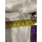 Armani Exchange AX  Linen Top For Women V Neck Long Sleeves Collared Sz 2XL White Photo 5