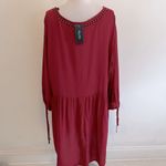City Chic  Dress Precious Embroidered Rhubarb Photo 2