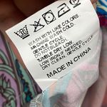 Chic Me Womens Floral Print Cold Shoulder Puff Sleeve Tie Front Top Blouse Size S Photo 6