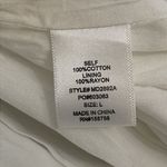 Mable Poplin Puff Sleeve Floral Dress Womens Size Large Cottage Prairie Green Photo 7