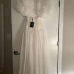NWT Aje Expressive Ruffle Maxi Dress White Size 2 Photo 5