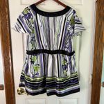 Lane Bryant ‎ Floral Blouse Striped Empire Waist Top Plus Size 22/24 Photo 7