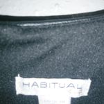 Habitual  10 XS Pleather Puff Sleeve Faux Leather Mini Dress Black Photo 11