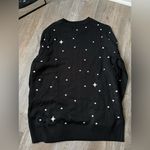 Tipsy Elves  SANTA UNICORN UGLY CHRISTMAS SWEATER BLACK RED GREEN SIZE L XL Photo 7