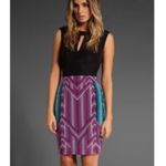 Trina Turk  chevron coda dress in multi Photo 14