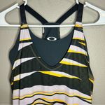 Oakley  printed athletic tank top with built in sport bra women’s size small Photo 1