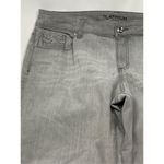 Chico's  platinum gray crop denim pant size L/12 Photo 2