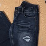 Twenty One Juniors  by Rue21 Jeans Distressed Lacey Boot Cut Size 3/4 Regular Photo 1