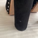 Proenza Schouler PROENZA‎ SCHOULER Studded Suede Boots Wooden Soles Black 36.5 Photo 8