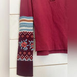 Free People NWOT Mikah Notch Neck waffle Top Photo 9