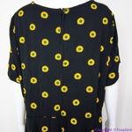 Unique Vintage  X GB Gwynnie Bee‎ Sunflower Black Dress, L Photo 7