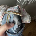 Johnny Was  Boyfriend High Rise Distressed Straight Leg Jeans Size 30 Bohemian Photo 4