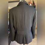 Ann Taylor  Black Pinstripe Blazer size 12P Photo 4