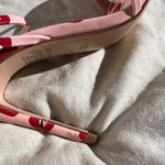 ZARA  Pink & Red “Kisses” Open Toe Strappy Heel Sandals EU 38 US 7.5 Photo 8