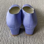 Vintage Lilac Cornflower Blue Colorifics Low Block Heel Square Toe Pumps Sz 9 Photo 3