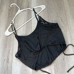 Free People  Cami blouson brami tank top Black womens (small) lace party summer Photo 4