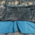 LuLaRoe  Blue Gold Metallic Elegant Collection Midi A-Line LoLa Skirt Size M NWT Photo 2